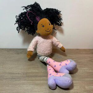 Groovy Girls Plush Doll Karly Tan Skin Brown Hair 2001 Manhattan Toy